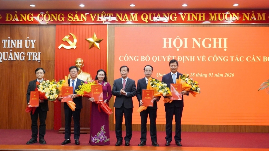 Quảng Trị điều động, chỉ định nhiều cán bộ giữ các chức vụ chủ chốt