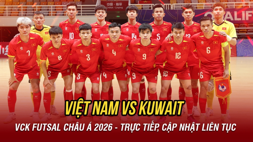 Trực tiếp ĐT Futsal Việt Nam 3-3 ĐT Futsal Kuwait: Rượt đuổi hấp dẫn