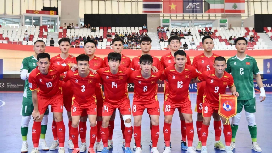 Bảng xếp hạng Futsal châu Á 2026 mới nhất: ĐT Việt Nam tạm xếp sau Thái Lan