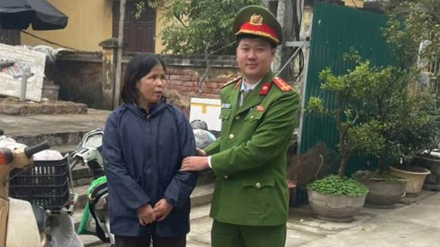 Ra tù lại trộm cắp, nữ đối tượng bị bắt ở Hà Nội