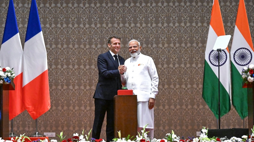 Ấn Độ và Pháp nâng cấp quan hệ lên Đối tác chiến lược toàn cầu đặc biệt