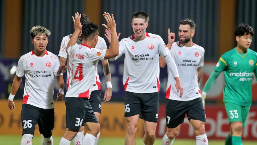 CLB Công an TP.HCM chịu tổn thất lớn ở vòng 13 V-League 2025/2026