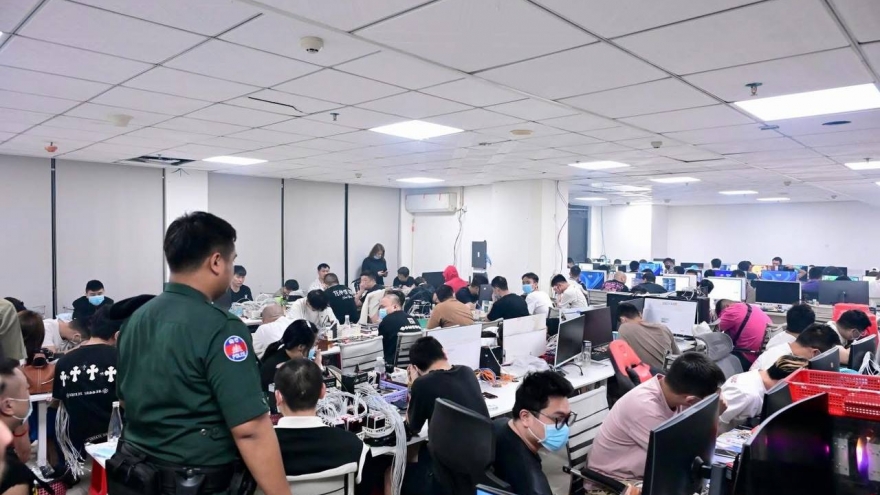 Campuchia mạnh tay triệt phá các “hang ổ” lừa đảo công nghệ cao