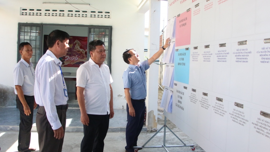 Khánh Hòa công bố danh sách chính thức người ứng cử ĐBQH và HĐND tỉnh