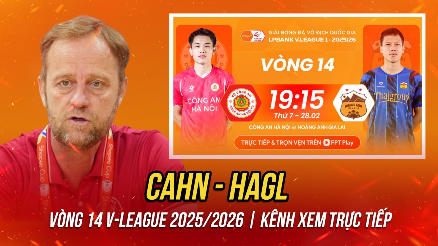 Trực tiếp CAHN - HAGL vòng 14 V-League 2025/2026: Đình Bắc ghi bàn?
