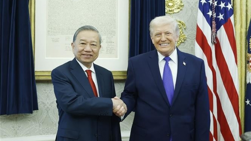 Tổng Bí thư Tô Lâm gặp Tổng thống Hoa Kỳ Donald Trump