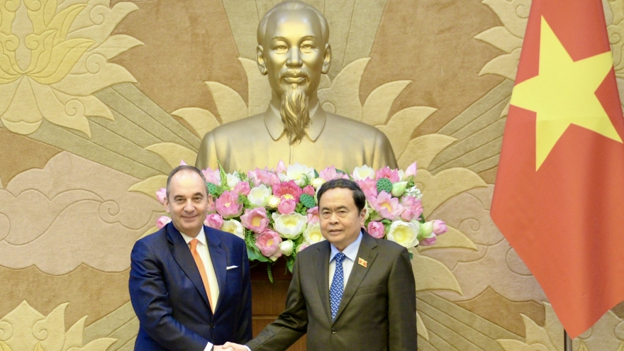 Chủ tịch Quốc hội Trần Thanh Mẫn tiếp Phó Chủ tịch thứ nhất Quốc hội Hy Lạp