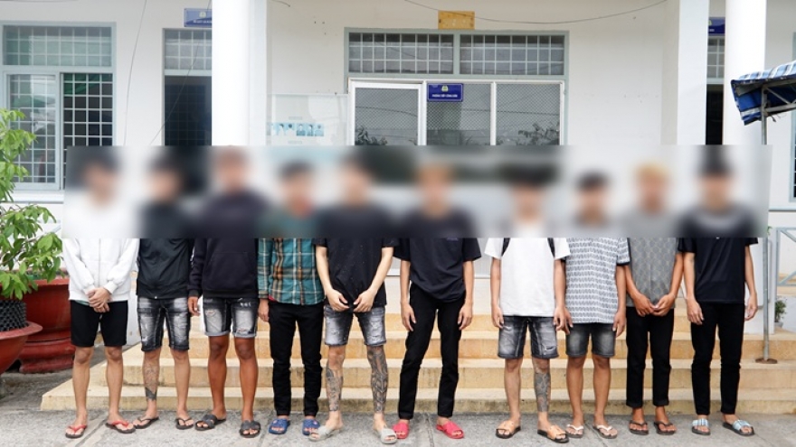 Xử lý 10 đối tượng liên quan vụ chém người gây thương tích