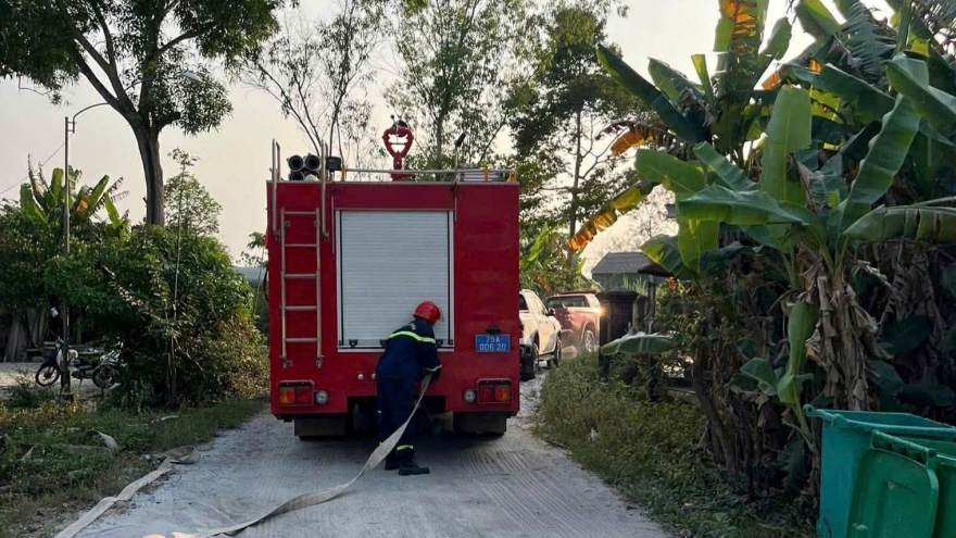 Cháy nhà dân ở Huế, một người tử vong