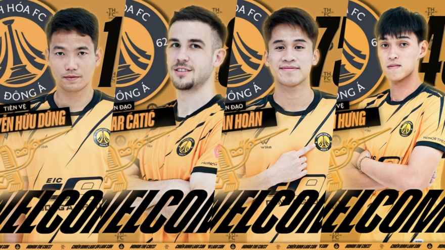 Chuyển nhượng V-League 2025/2026 mới nhất: CLB Thanh Hóa công bố 4 tân binh