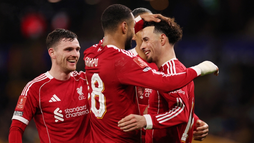 Kết quả bóng đá hôm nay 7/3: Hạ đẹp Wolves, Liverpool vào tứ kết FA Cup