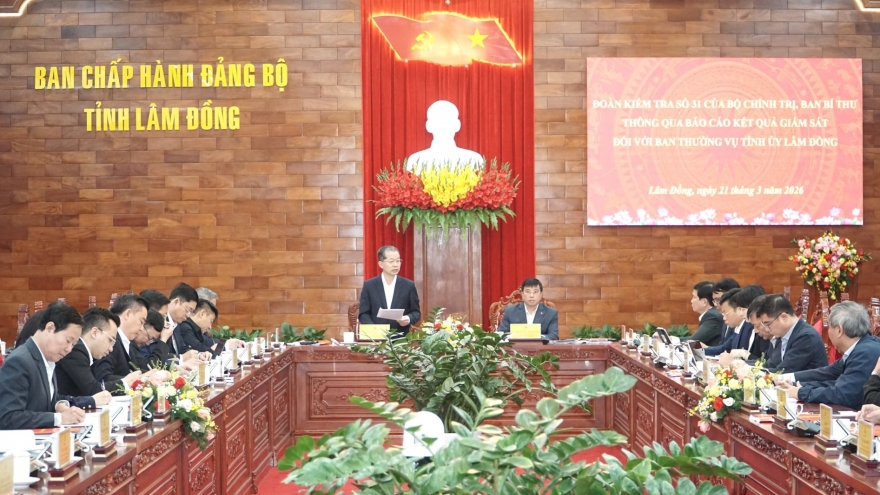 Đoàn kiểm tra Bộ Chính trị giám sát triển khai các nghị quyết tại Lâm Đồng