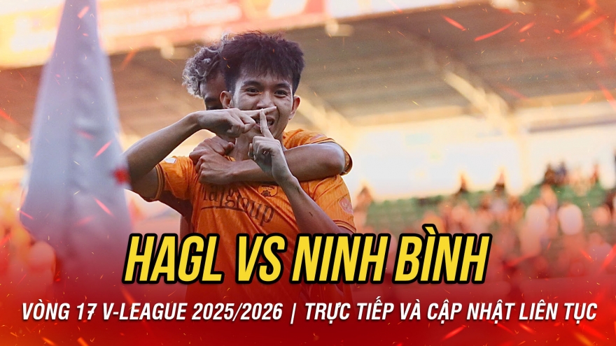 TRỰC TIẾP HAGL 1 - 0 Ninh Bình: VAR từ chối bàn thắng của đội chủ nhà