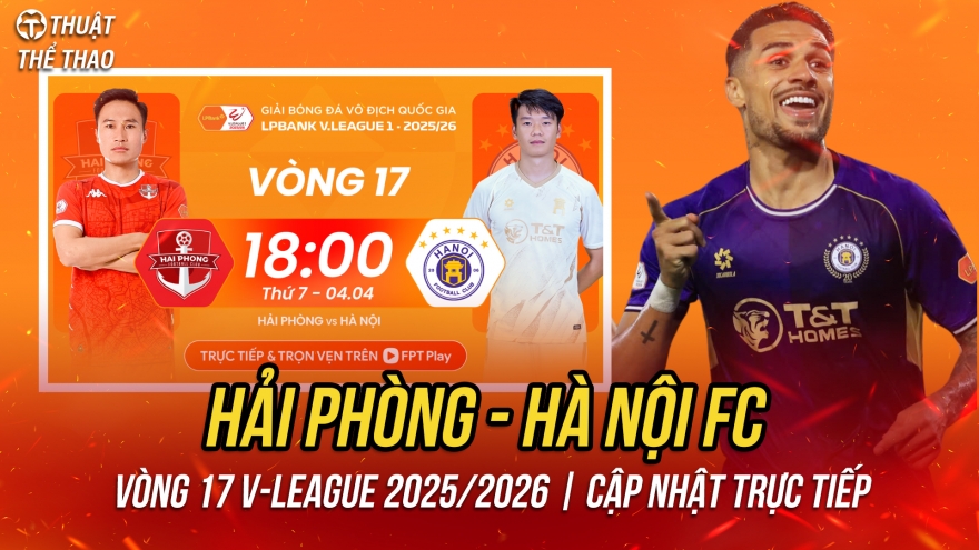 Trực tiếp Hải Phòng - Hà Nội FC: Hoàng Hên tỏa sáng ở Lạch Tray?