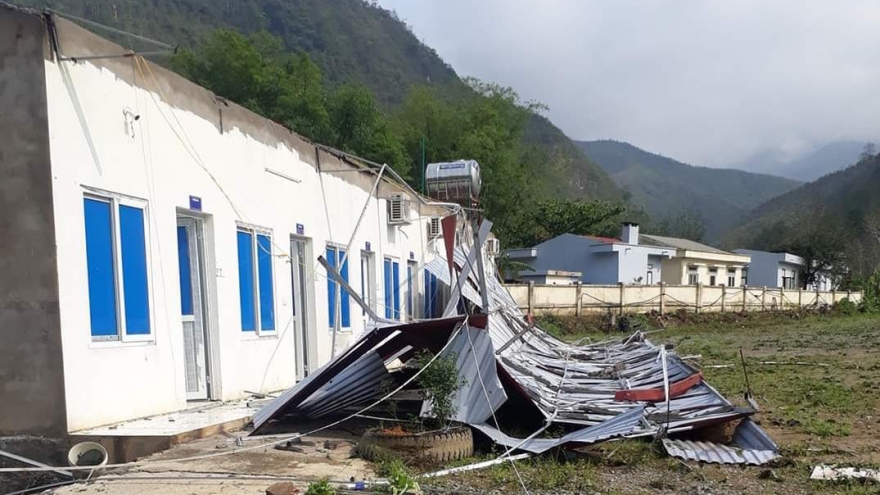 Lai Châu thiệt hại hơn 20 tỷ đồng do mưa đá, gió lốc