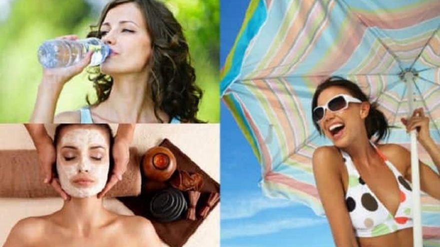 Cách duy trì làn da rạng rỡ dưới cái nắng gay gắt của mùa hè