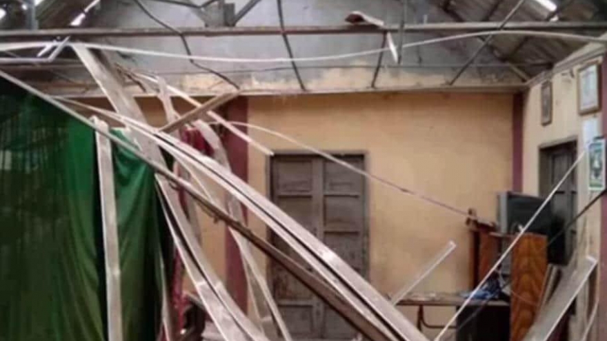 Sơn La khắc phục hậu quả động đất khiến hàng trăm nhà dân bị hư hỏng