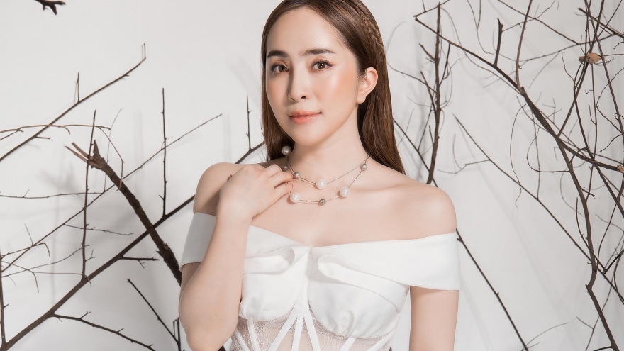 Quỳnh Nga giảm 3 kg, phô dáng chuẩn trong thiết kế của Hà Duy