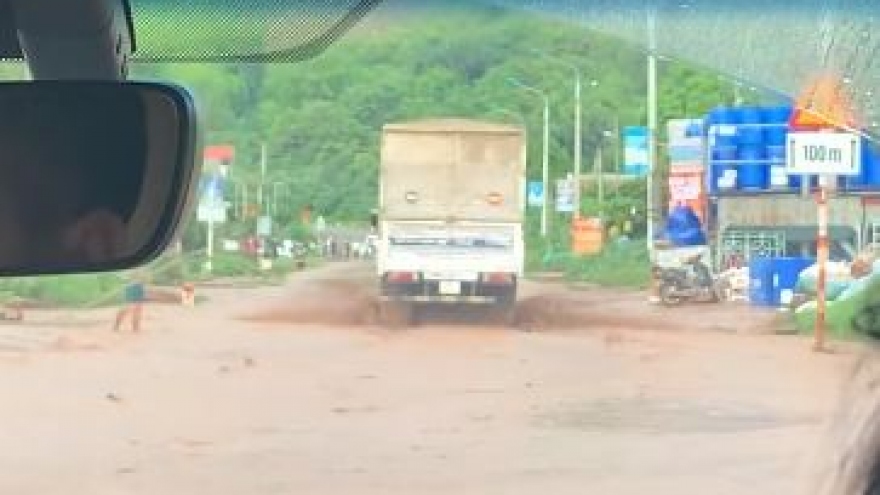 Cảnh báo ngập lụt trên Quốc lộ 6, địa phận tỉnh Sơn La