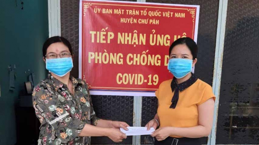 Gia Lai tiếp nhận hơn 1 tỷ tiền và vật tư y tế phòng chống Covid-19