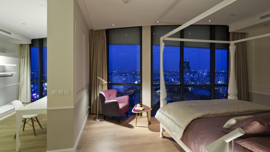 Căn hộ duplex sang trọng trên tầng cao