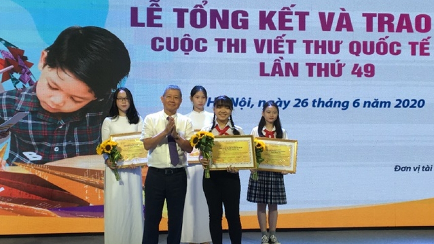 Trao giải cuộc thi Viết thư quốc tế UPU lần thứ 49 năm 2020