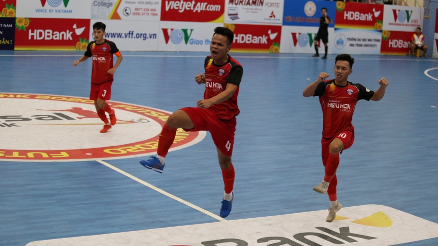 Futsal HDBank VĐQG 2020: 4 phút bùng nổ, Sahako sụp đổ trước Đà Nẵng