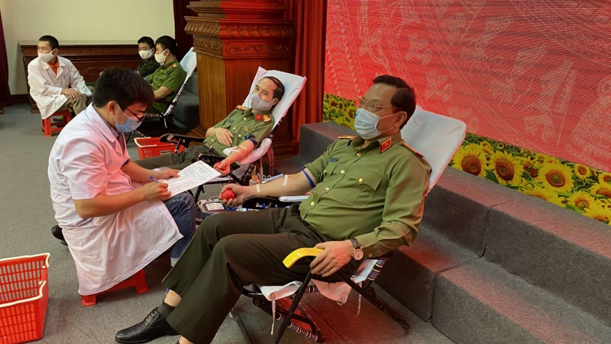 Công an Thanh Hóa phát động hiến máu tình nguyện vì cộng đồng