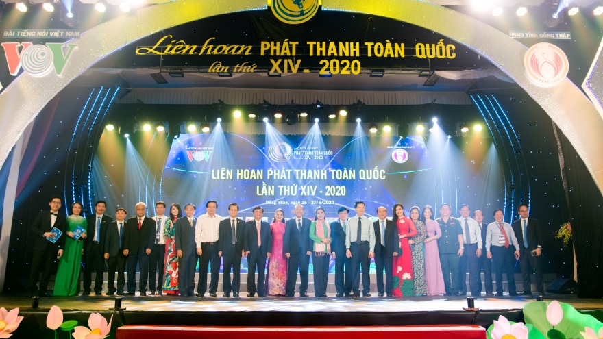 Toàn cảnh lễ khai mạc Liên hoan Phát thanh toàn quốc lần thứ XIV