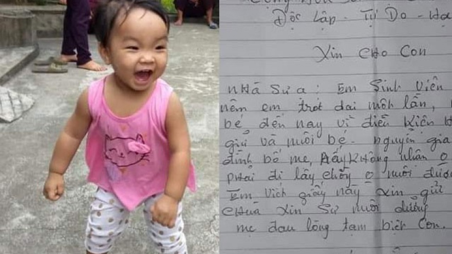 Bé gái xinh xắn sau 1 năm bị mẹ bỏ ở chùa để “đi lấy chồng” giờ ở đâu?
