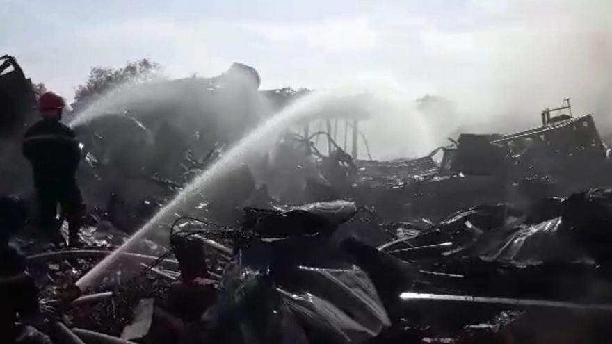 ​Bắt giam đối tượng gây cháy nhà kho thiệt hại hàng chục tỷ đồng