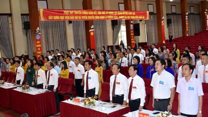 Ông Nguyễn Xuân Thắng dự Đại hội Đảng bộ Học viện Báo chí và Tuyên truyền