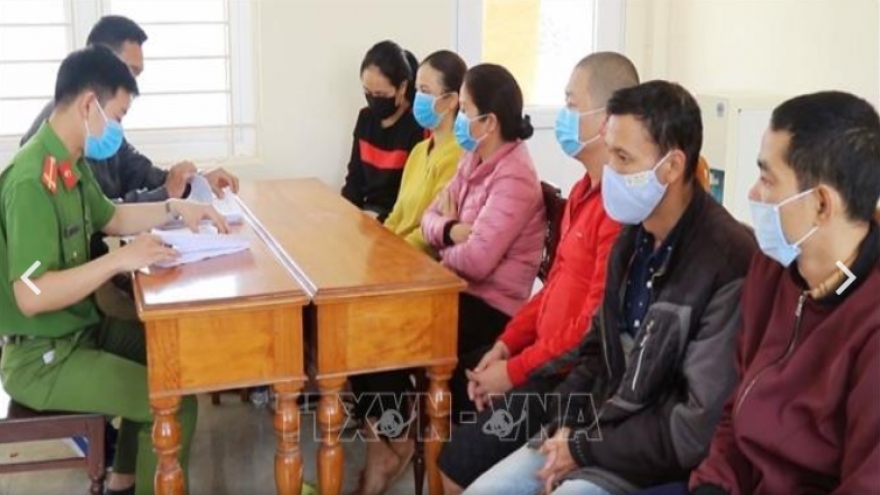 Quảng Bình: Triệt phá tụ điểm đánh bạc, bắt giữ 6 đối tượng