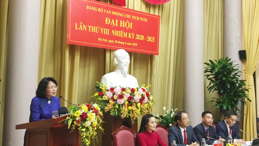 Đại hội Đảng bộ Văn phòng Chủ tịch nước lần thứ VIII