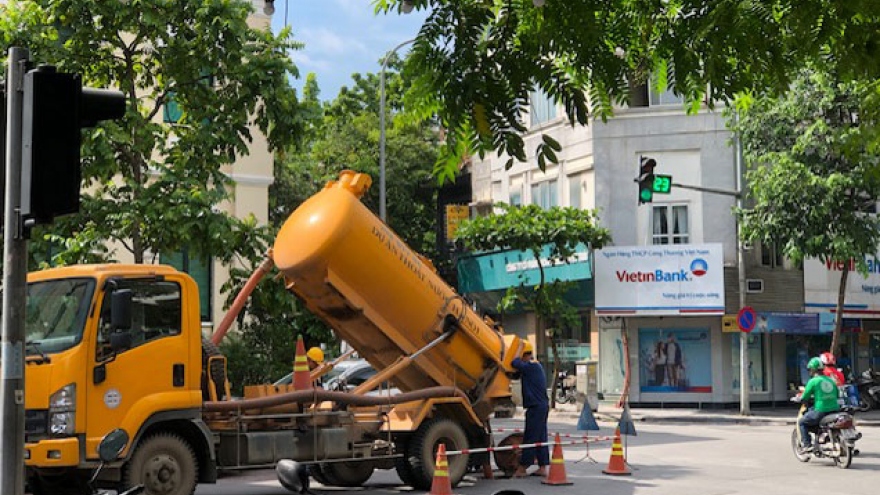 Hà Nội xây bể chứa chống úng ngập ở các "điểm đen" vào mùa mưa