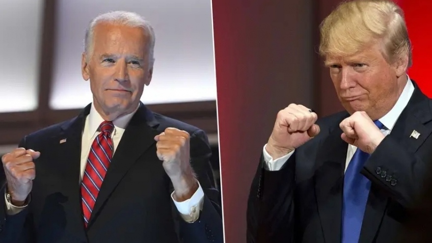 Ông Biden dẫn trước ông Trump tại 9/11 bang chiến địa hàng đầu