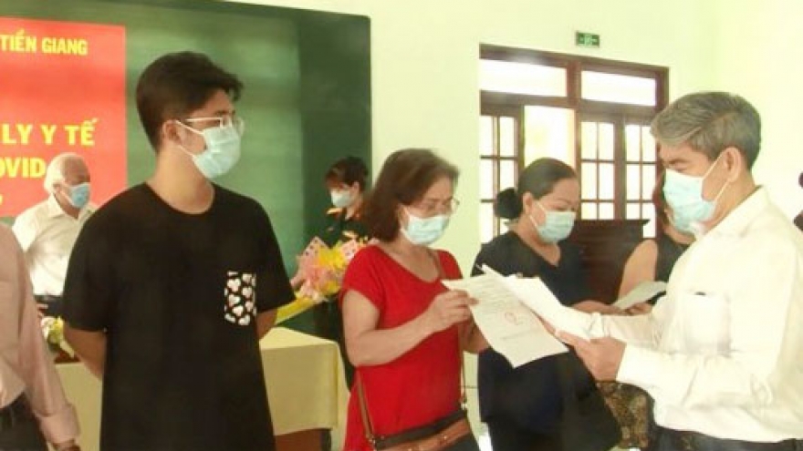 Hơn 240 người nước ngoài về Tiền Giang hoàn thành thời gian cách ly​