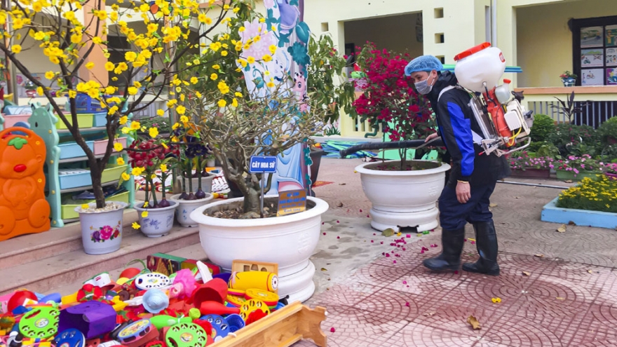 Học sinh Điện Biên đi học trở lại từ ngày 27/4