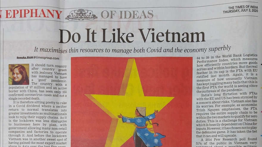 Báo Ấn Độ: “Hãy làm như Việt Nam”