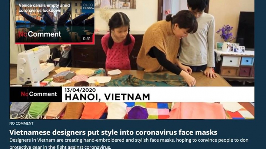 Sức lan tỏa từ chiếc khẩu trang lụa của “nhà thiết kế nhí” Việt Nam