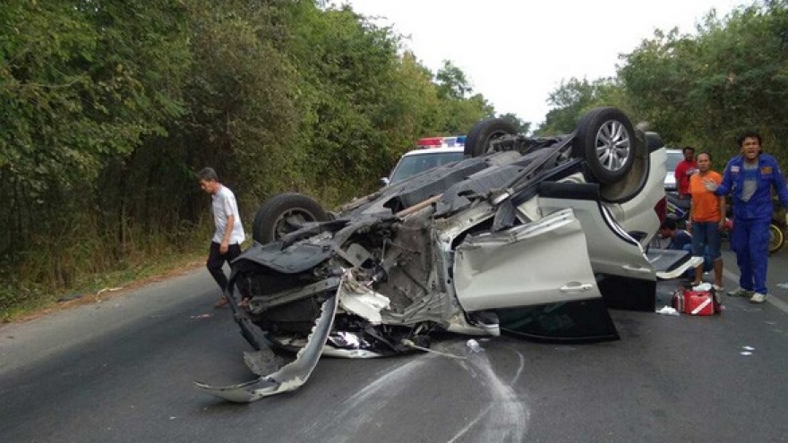 56 người chết vì tai nạn giao thông trong kỳ nghỉ lễ ở Thái Lan