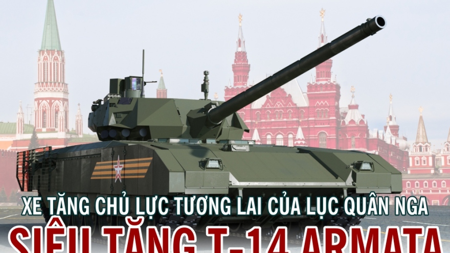 Infographic: Siêu tăng T-14 Armata của lục quân Nga