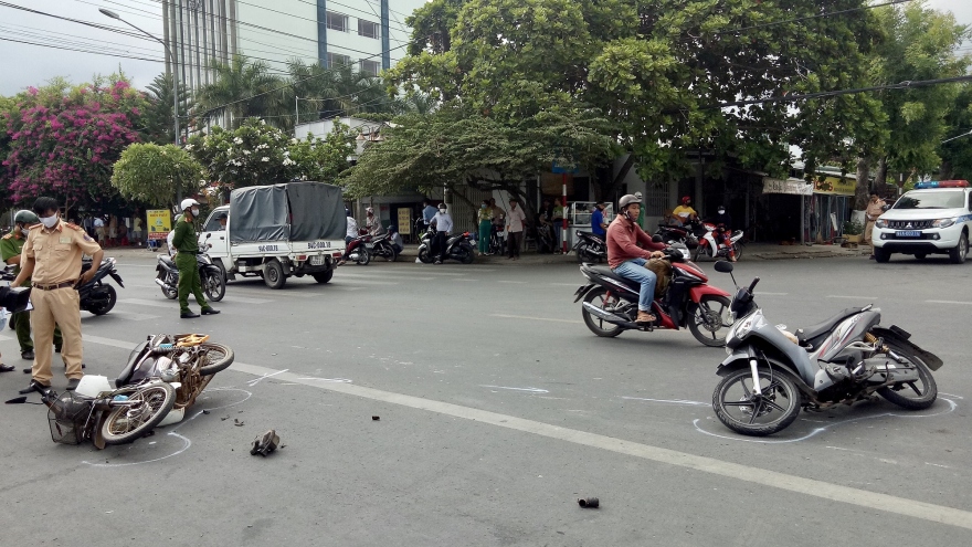 Va chạm giữa 2 xe máy ở Bạc Liêu, 1 người tử vong
