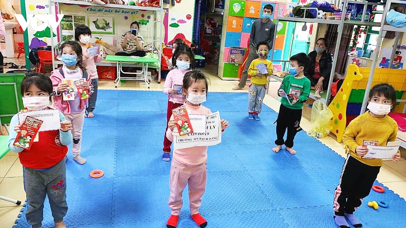 75 trẻ mầm non ở Hải Dương hoàn thành cách ly tập trung phòng COVID-19