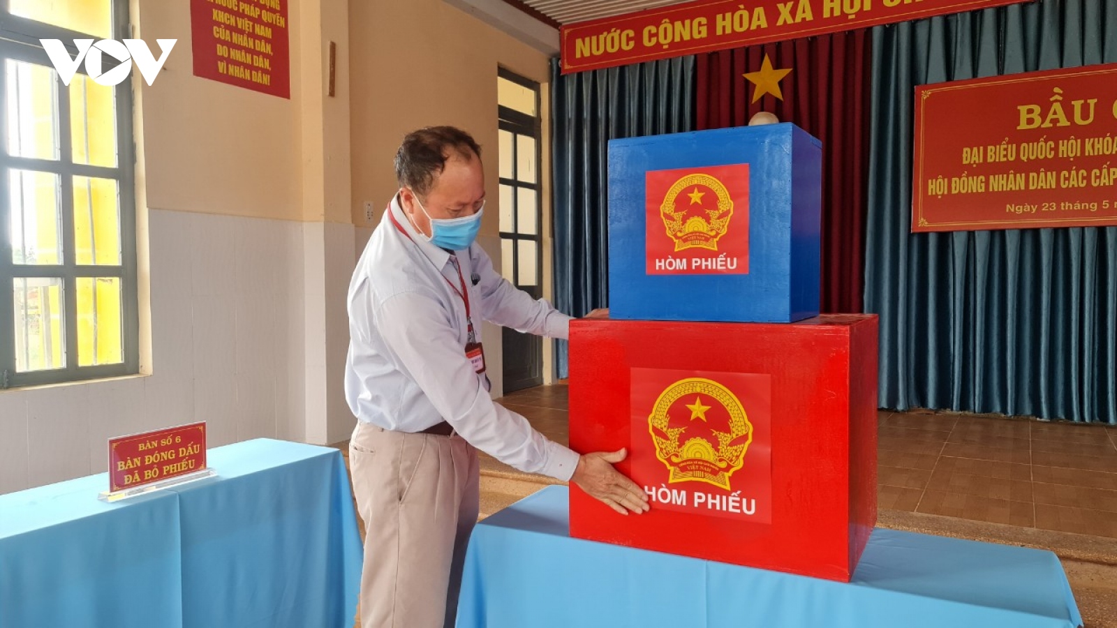 Các địa phương sẵn sàng cho ngày bầu cử, đảm bảo an toàn, chống dịch Covid-19