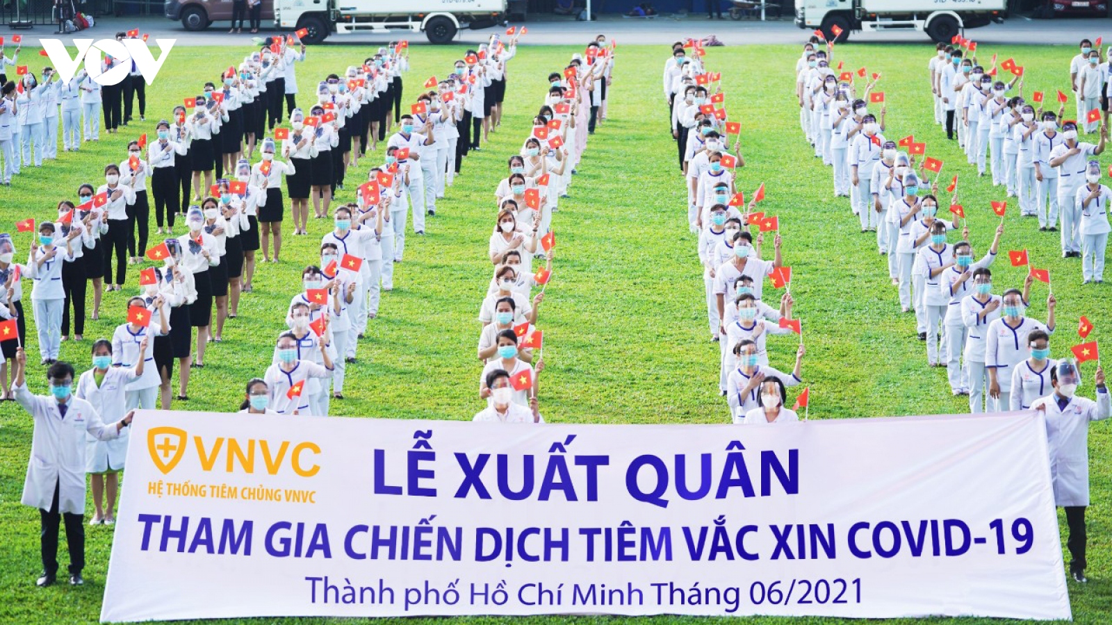 350 bác sỹ, điều dưỡng VNVC tham gia chiến dịch tiêm chủng thần tốc cho TP.HCM