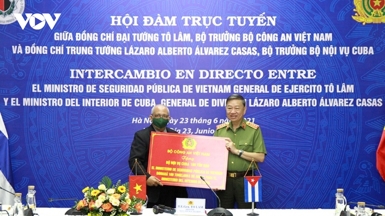 Thúc đẩy quan hệ hợp tác giữa Bộ Công an Việt Nam và Bộ Nội vụ Cuba