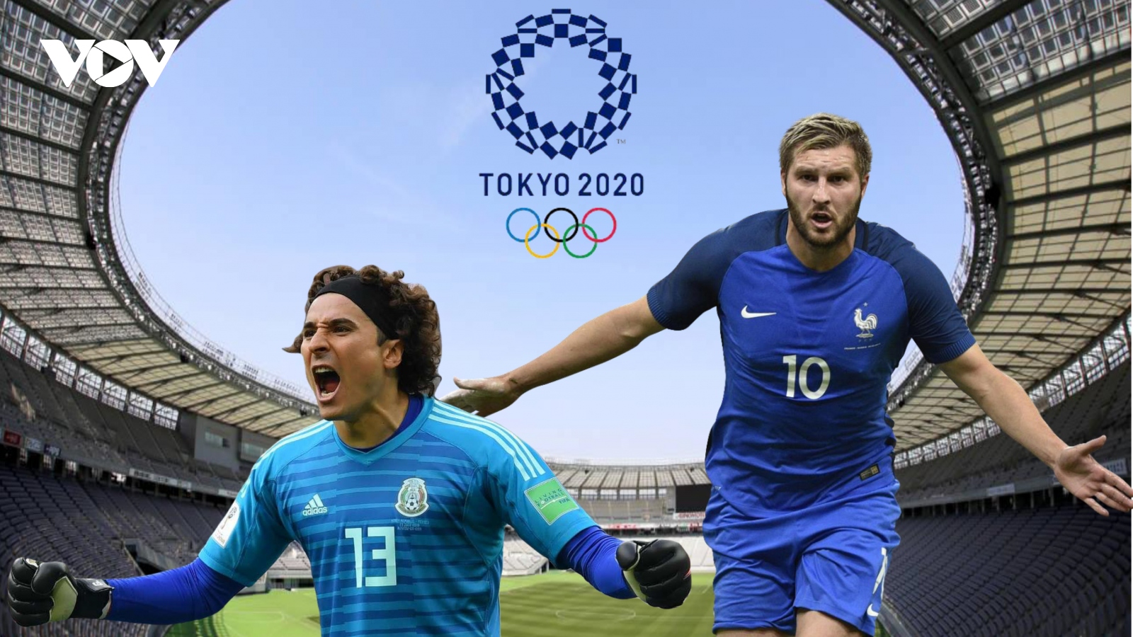 Dự đoán kết quả, đội hình xuất phát trận Olympic Mexico - Olympic Pháp