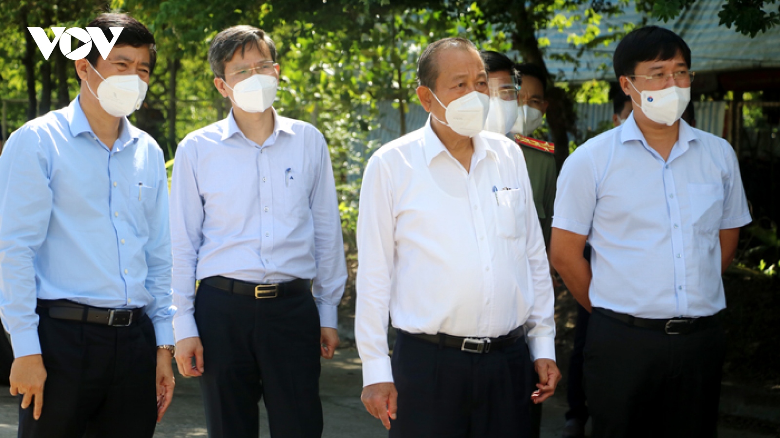 Phó Thủ tướng Trương Hoà Bình kiểm tra phòng, chống dịch tại Đồng Tháp