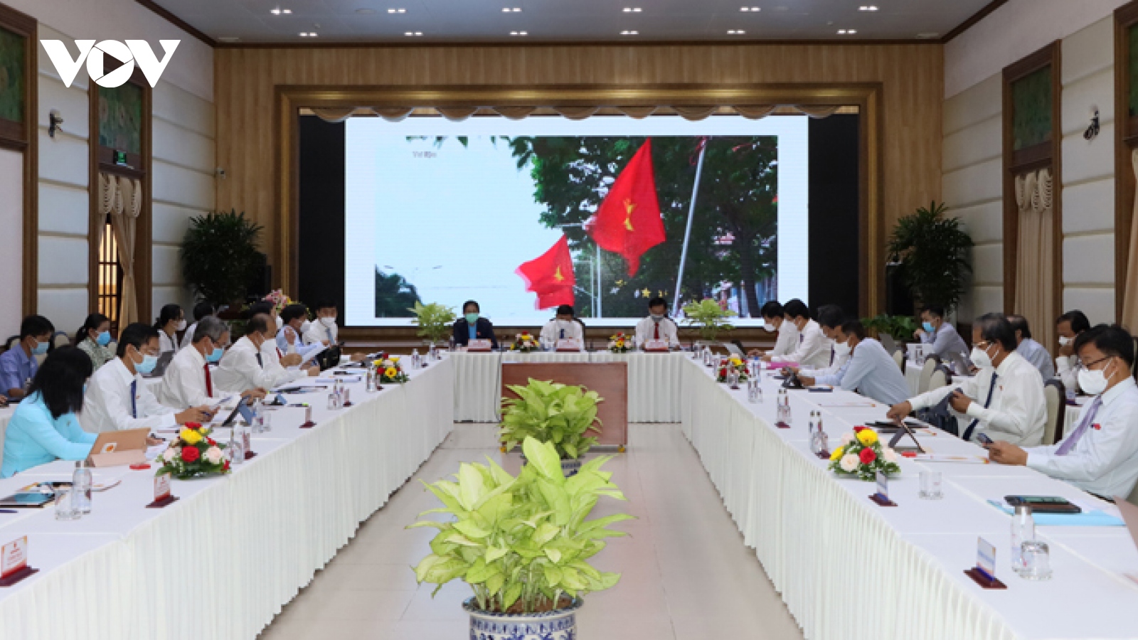 Đồng Tháp khai mạc kỳ họp thứ hai HĐND bằng hình thức trực tuyến